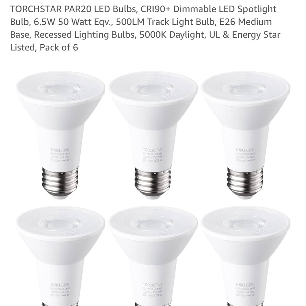 TORCHSTAR LED Spotlight Bulbs - 6 Pack